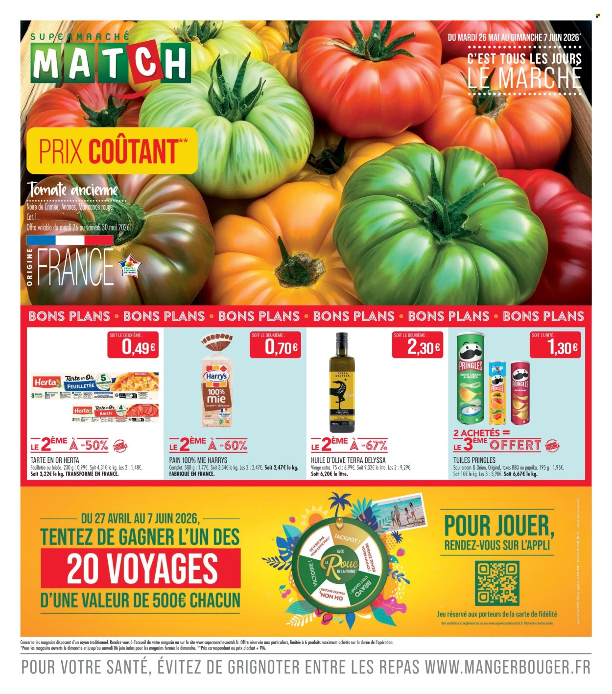 Catalogue Supermarché Match - 26/05/2026 - 07/06/2026. Page 1