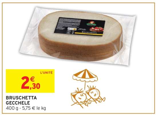 BRUSCHETTA GECCHELE