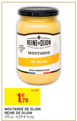 MOUTARDE DE DIJON REINE DE DIJON
