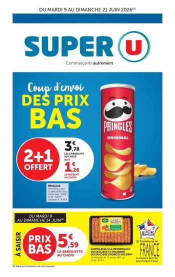 Catalogue SUPER U - 09/06/2026 - 21/06/2026.