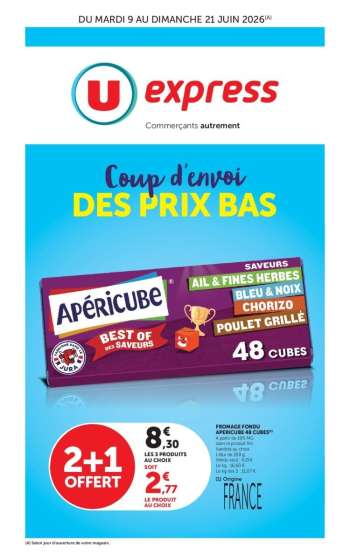 Catalogue U express - 09/06/2026 - 21/06/2026.