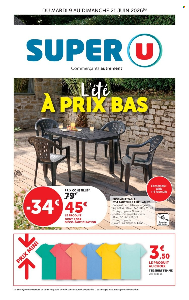 Catalogue SUPER U - 09/06/2026 - 21/06/2026. Page 1