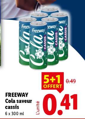 FREEWAY Cola saveur cassis