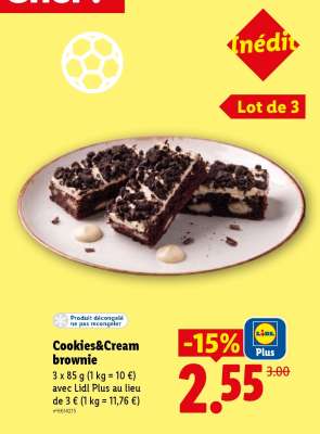 Cookies&Cream brownie
