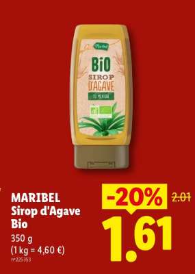 MARIBEL Sirop d'Agave Bio
