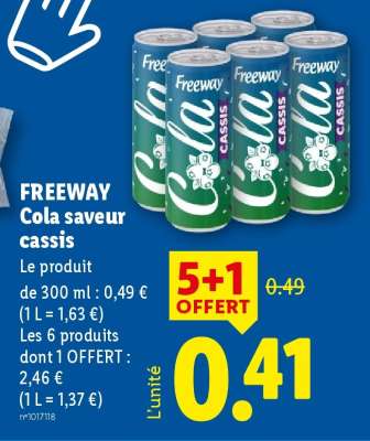 FREEWAY Cola saveur cassis