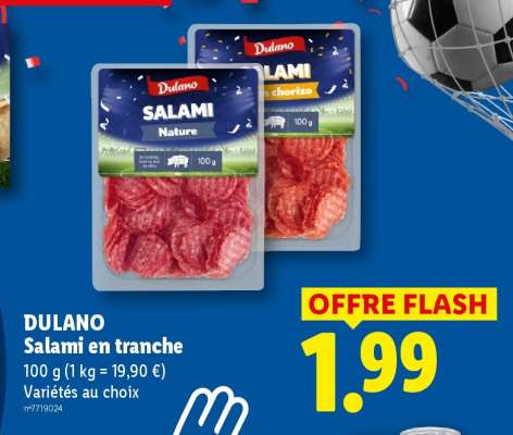 DULANO Salami en tranche
