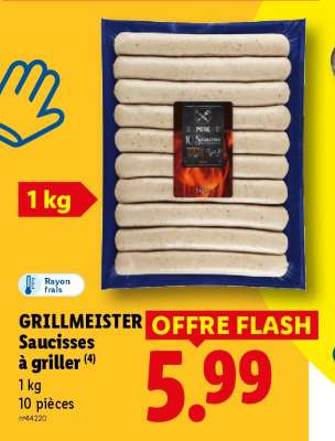 GRILLMEISTER Saucisses à griller
