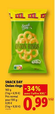 SNACK DAY Onion rings