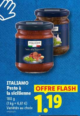 ITALIAMO Pesto à la sicilienne
