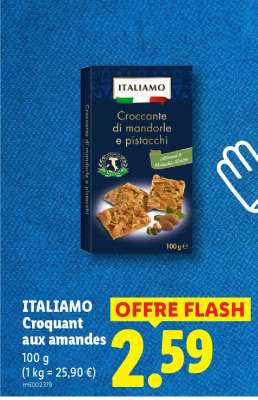 ITALIAMO Croquant aux amandes