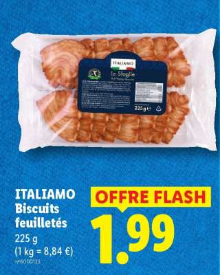 ITALIAMO Biscuits feuilletés