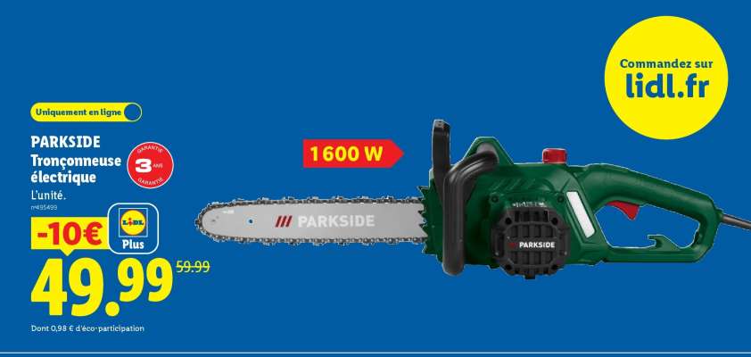 PARKSIDE Tronçonneuse électrique