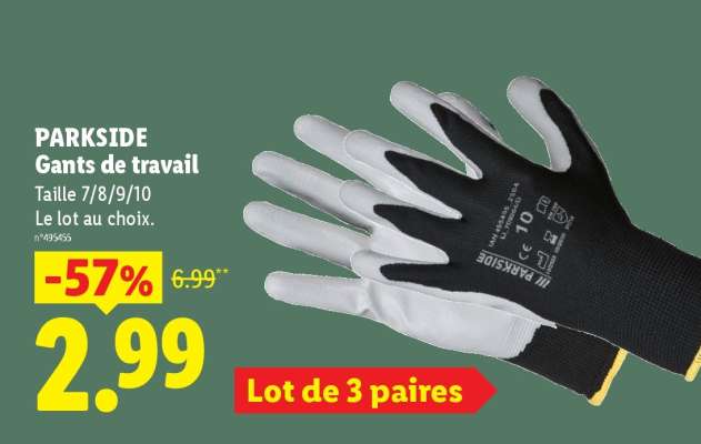 PARKSIDE Gants de travail