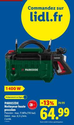 PARKSIDE Nettoyeur haute pression