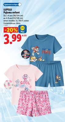 LUPILU Pyjama enfant
