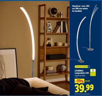 LIVARNO Lampadaire LED