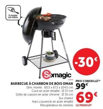 Barbecue à Charbon de Bois Oman