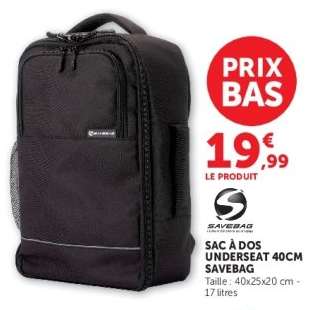 SAC À DOS UNDERSEAT 40CM SAVEBAG