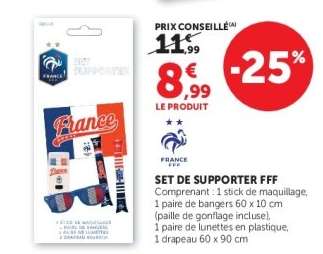 SET DE SUPPORTER FFF