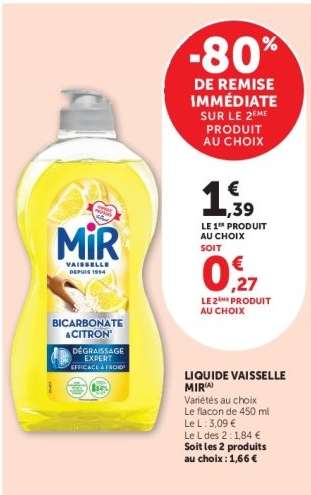 LIQUIDE VAISSELLE MIR