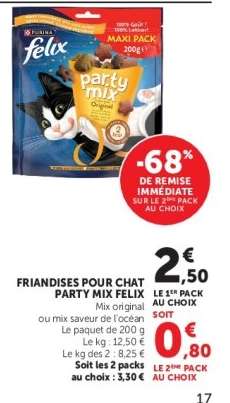 FRIANDISES POUR CHAT PARTY MIX FELIX