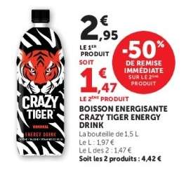 Boisson Energissante Crazy Tiger Energy Drink