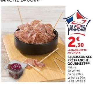 SAUCISSON SEC PRÉTRANCHÉ GOURMETS