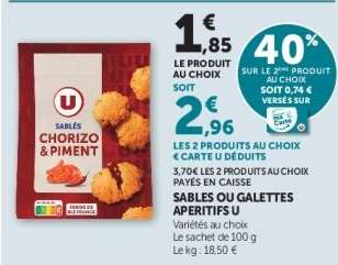 SABLÉS CHORIZO & PIMENT