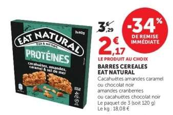 BARRES CEREALES EAT NATURAL
