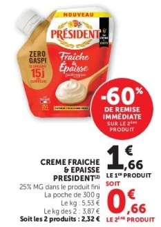 Crème Fraîche Épaisse Président