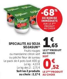 Specialité au Soja Sojasun