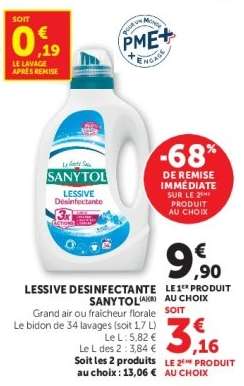 Lessive Désinfectante Sanytol