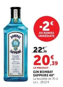 Gin Bombay Sapphire 40°