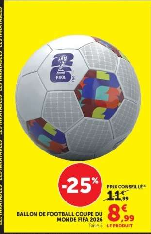 BALLON DE FOOTBALL COUPE DU MONDE FIFA 2026