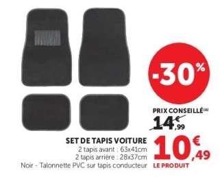 SET DE TAPIS VOITURE