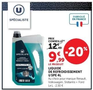 LIQUIDE DE REFROIDISSEMENT U SPE 4L