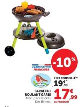Barbecue Roulant Garni