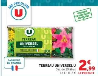 TERREAU UNIVERSEL U