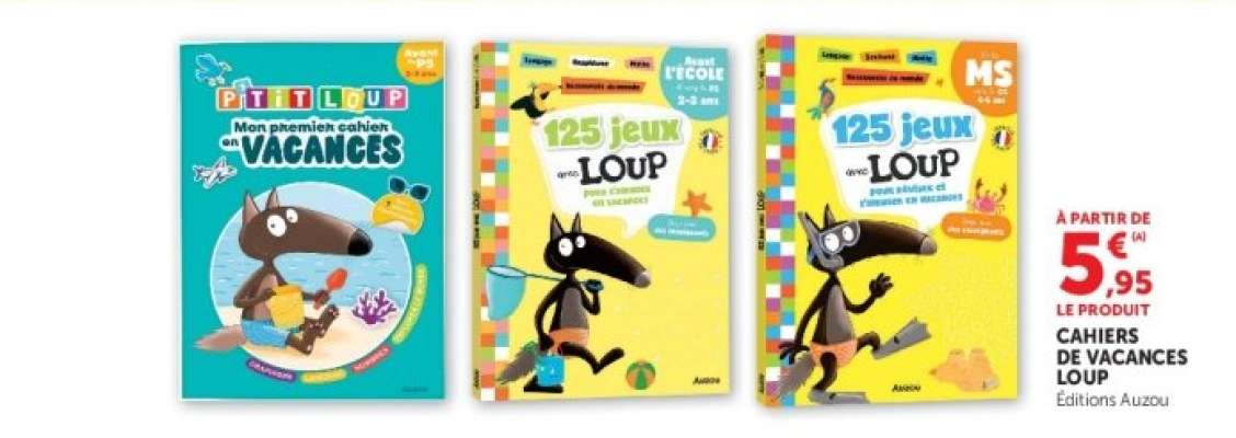 Cahiers de Vacances Loup