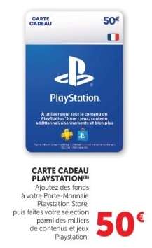 Carte Cadeau PlayStation