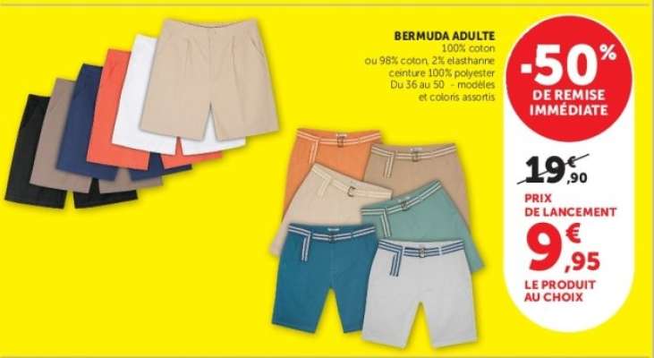 BERMUDA ADULTE