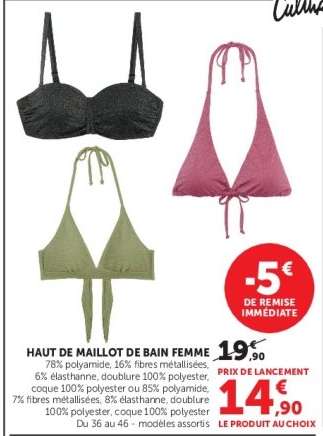HAUT DE MAILLOT DE BAIN FEMME