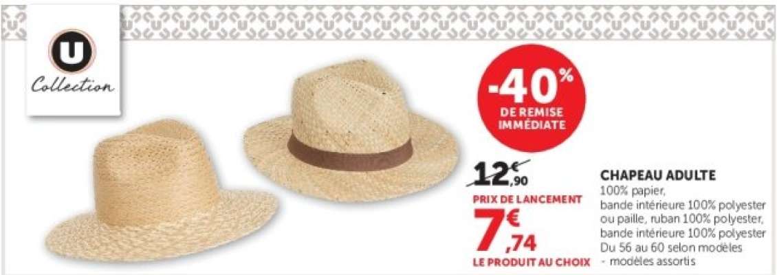 CHAPEAU ADULTE
