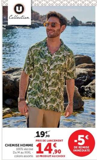 Chemise homme