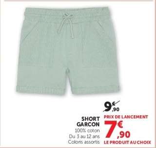SHORT GARÇON