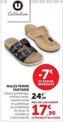 Mules Femme Fantaisie