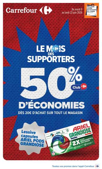 Catalogue Carrefour Hypermarchés - 09/06/2026 - 22/06/2026.
