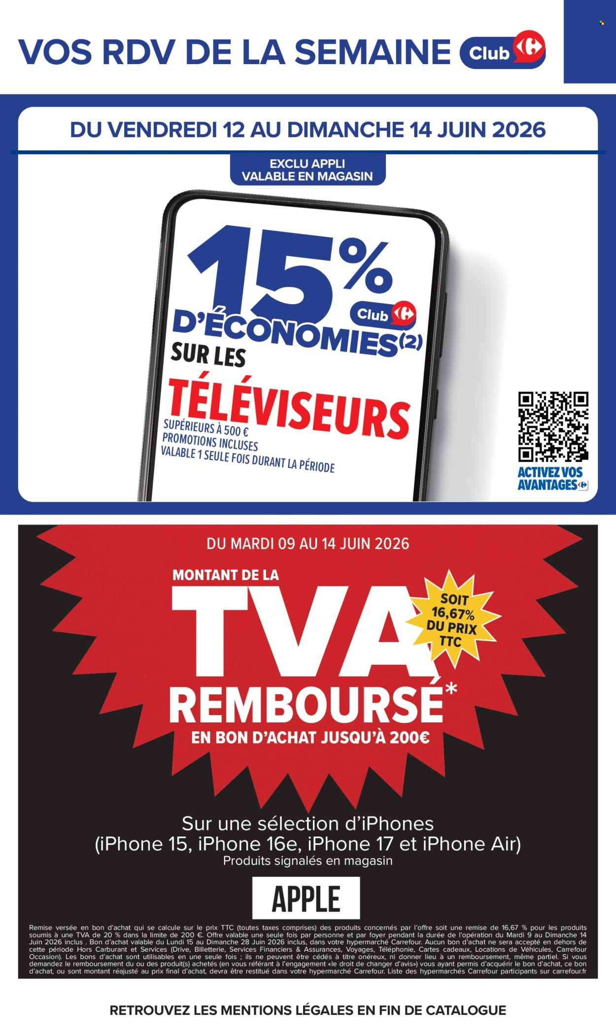 Catalogue Carrefour Hypermarchés - 09/06/2026 - 22/06/2026. Page 4