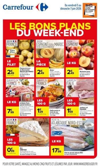Catalogue Carrefour Hypermarchés - 05/06/2026 - 07/06/2026.